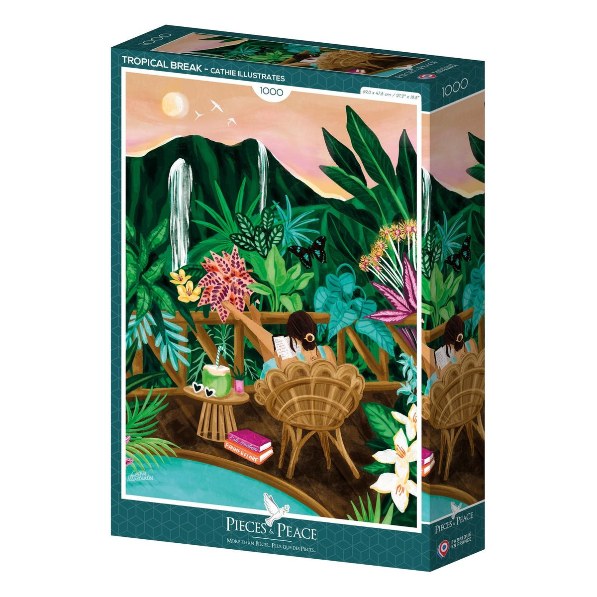 Puzzle 1000 Pièces Pieces & Peace - Parenthèse TropicalePieces & Peace
