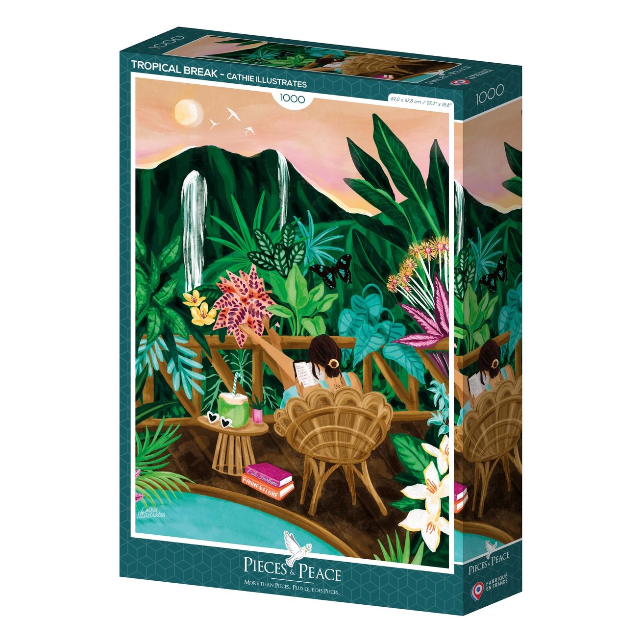 Puzzle 1000 Pièces Pieces & Peace - Parenthèse TropicalePieces & Peace