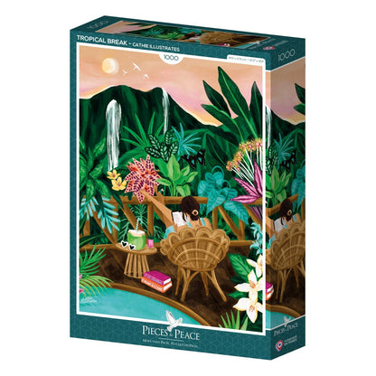 Puzzle 1000 Pièces Pieces & Peace - Parenthèse TropicalePieces & Peace
