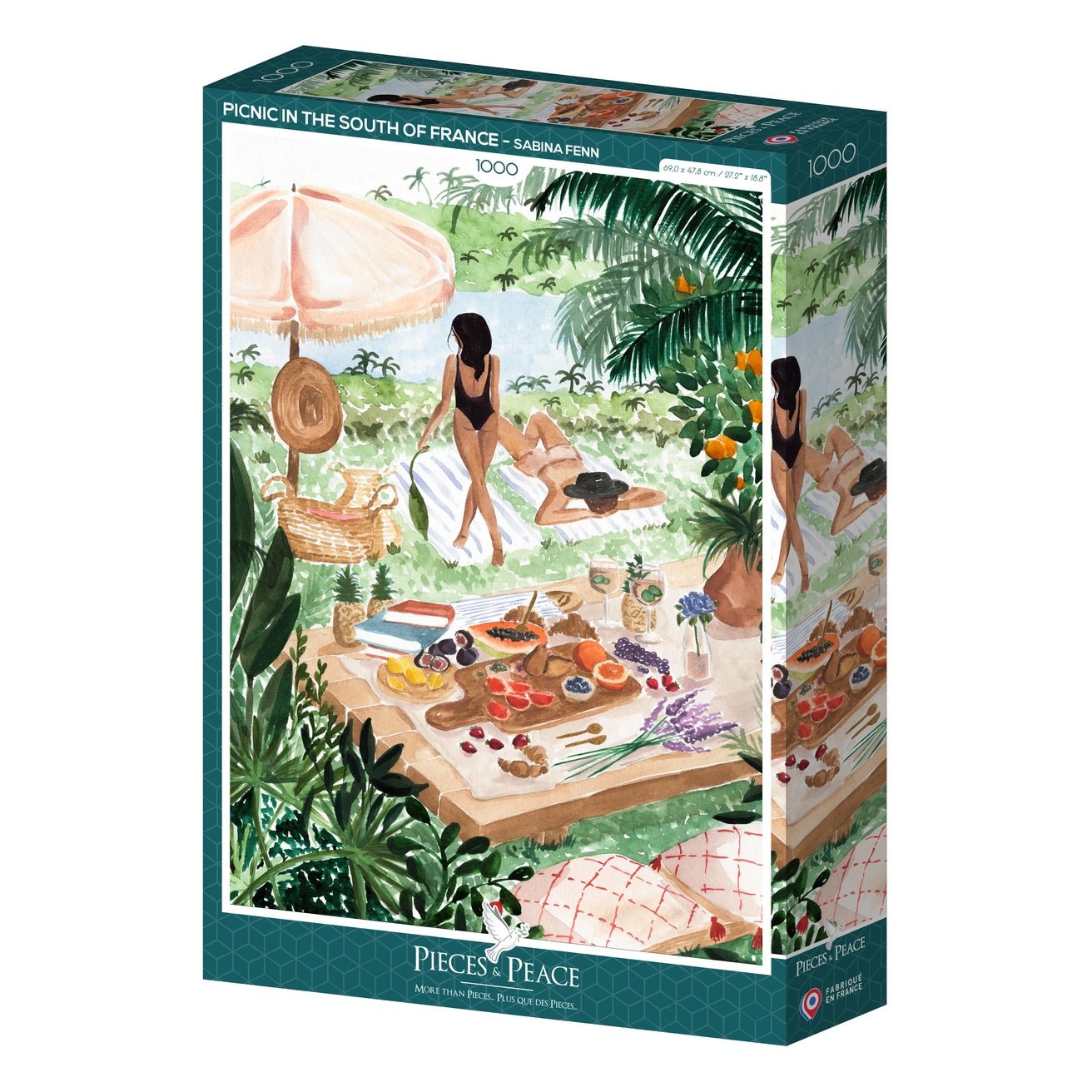 Puzzle 1000 Pièces Pieces & Peace - Pique-Nique dans le SudPieces & Peace