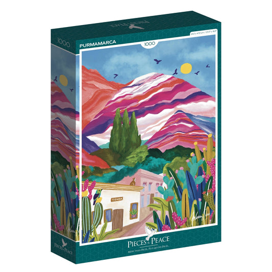Puzzle 1000 Pièces Pieces & Peace - PurmamarcaPieces & Peace