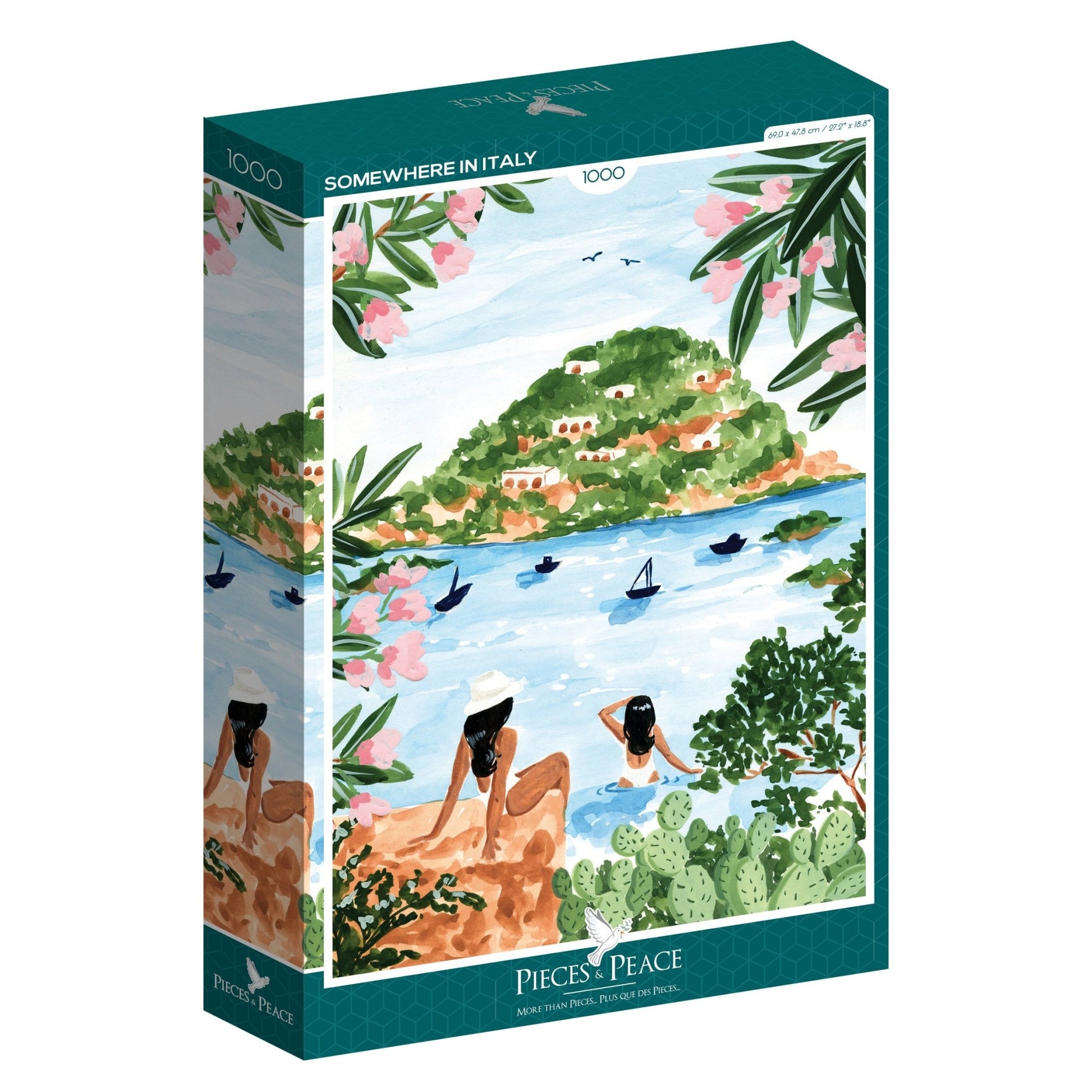 Puzzle 1000 Pièces Pieces & Peace - Quelque Part en ItaliePieces & Peace