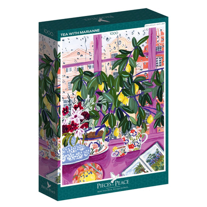 Puzzle 1000 Pièces Pieces & Peace - Thé avec MariannePieces & Peace