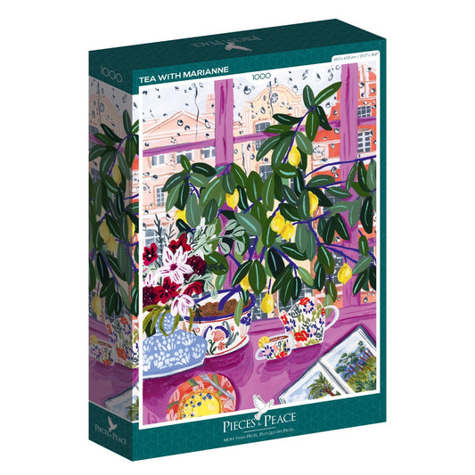 Puzzle 1000 Pièces Pieces & Peace - Thé avec MariannePieces & Peace