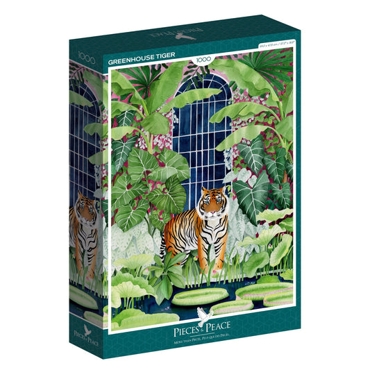 Puzzle 1000 Pièces Pieces & Peace - Tigre des SerresPieces & Peace