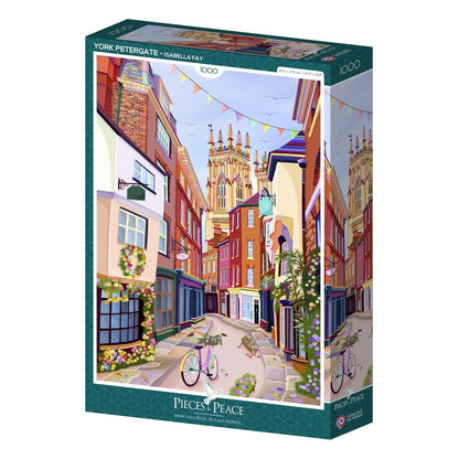 Puzzle 1000 Pièces Pieces & Peace - York PetergatePieces & Peace
