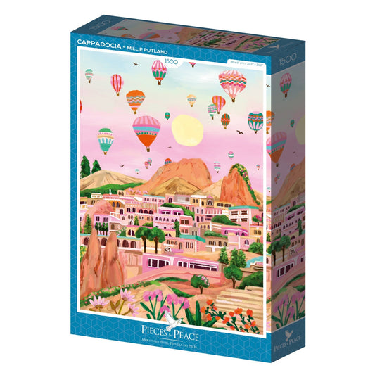 Puzzle 1500 Pièces Pieces & Peace - CappadocePieces & Peace