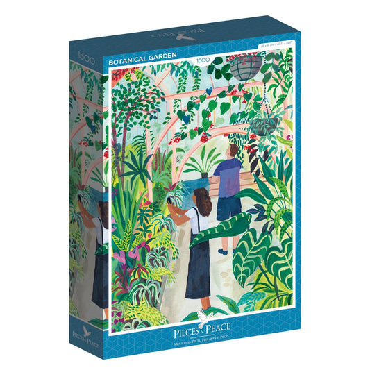 Puzzle 1500 Pièces Pieces & Peace - Jardin BotaniquePieces & Peace