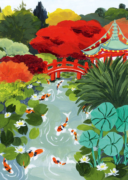 Puzzle 1500 Pièces Pieces & Peace - Jardin JaponaisPieces & Peace