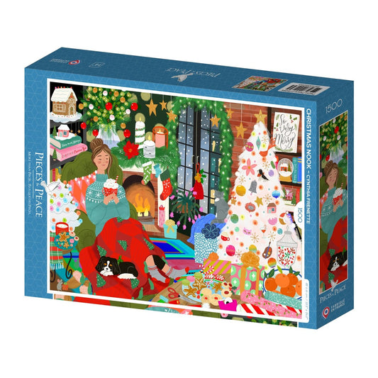 Puzzle 1500 Pièces Pieces & Peace - Le Coin de NoëlPieces & Peace