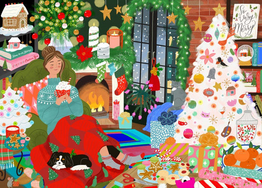 Puzzle 1500 Pièces Pieces & Peace - Le Coin de NoëlPieces & Peace