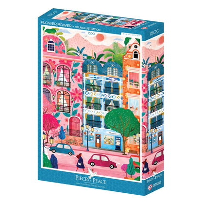 Puzzle 1500 Pièces Pieces & Peace - Le Pouvoir des FleursPieces & Peace