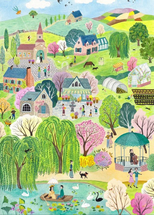 Puzzle 1500 Pièces Pieces & Peace - Les Beaux JoursPieces & Peace