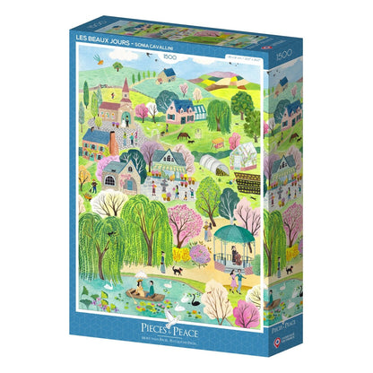 Puzzle 1500 Pièces Pieces & Peace - Les Beaux JoursPieces & Peace