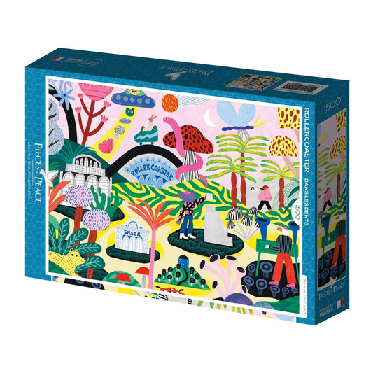 Puzzle 1500 Pièces Pieces & Peace - Les Montagnes RussesPieces & Peace