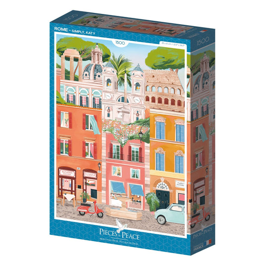 Puzzle 1500 Pièces Pieces & Peace - RomePieces & Peace