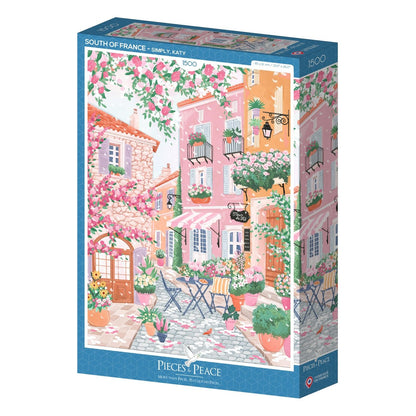 Puzzle 1500 Pièces Pieces & Peace - Sud de la FrancePieces & Peace