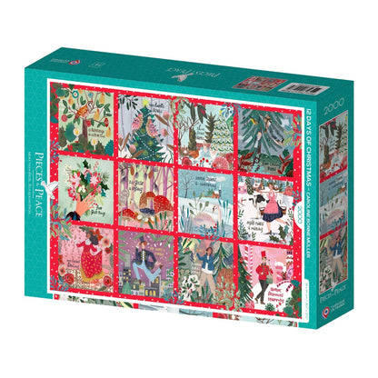 Puzzle 2000 Pièces Pieces & Peace - 12 Jours de NoëlPieces & Peace