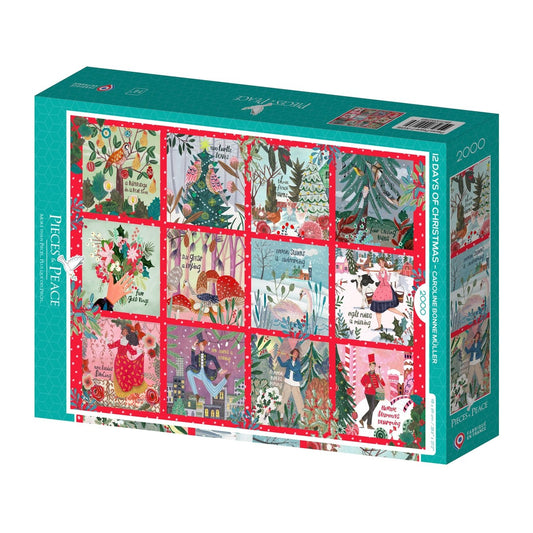 Puzzle 2000 Pièces Pieces & Peace - 12 Jours de NoëlPieces & Peace