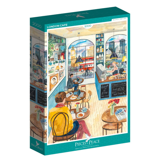 Puzzle 2000 Pièces Pieces & Peace - Café de LondresPieces & Peace
