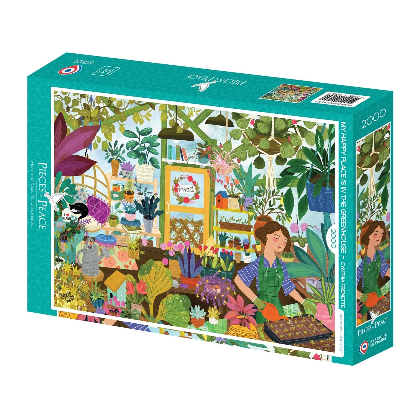 Puzzle 2000 Pièces Pieces & Peace - Mon Lieu Préféré : la SerrePieces & Peace