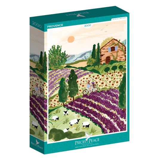 Puzzle 2000 Pièces Pieces & Peace - ProvencePieces & Peace