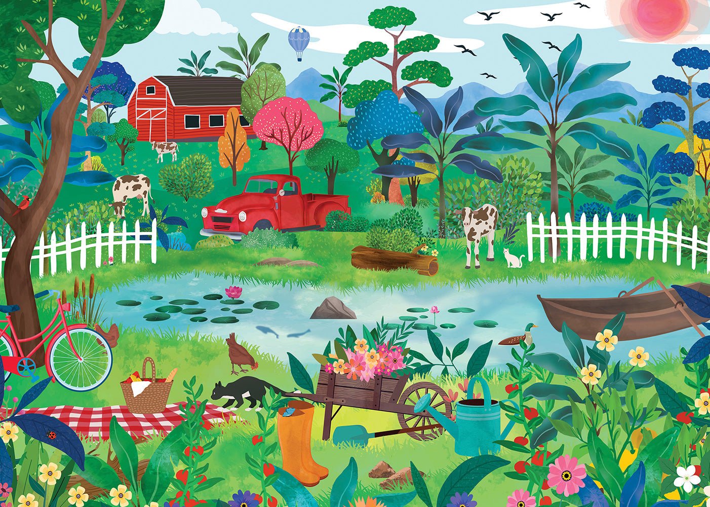 Puzzle 500 Pièces Pieces & Peace - 2 Puzzles - Ode au PrintempsPieces & Peace