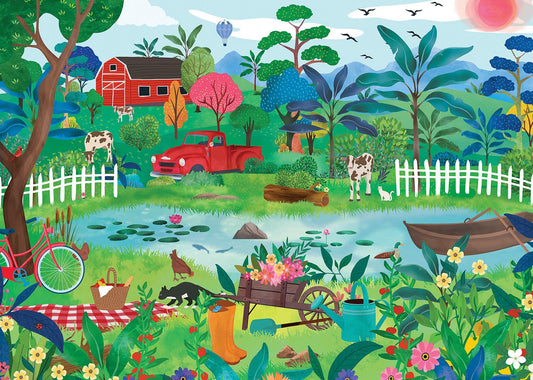 Puzzle 500 Pièces Pieces & Peace - 2 Puzzles - Ode au PrintempsPieces & Peace