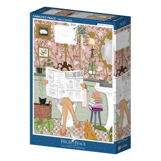 Puzzle 500 Pièces Pieces & Peace - 5 Minutes de TranquilitéPieces & Peace