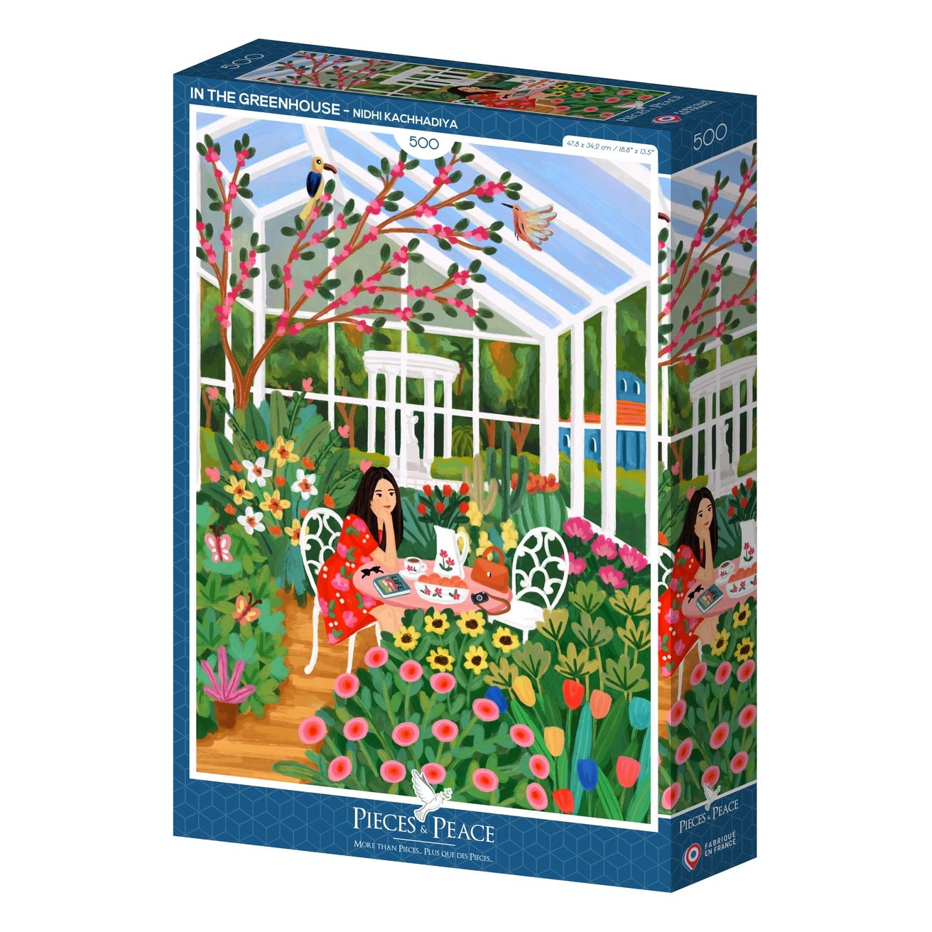 Puzzle 500 Pièces Pieces & Peace - Dans la SerrePieces & Peace