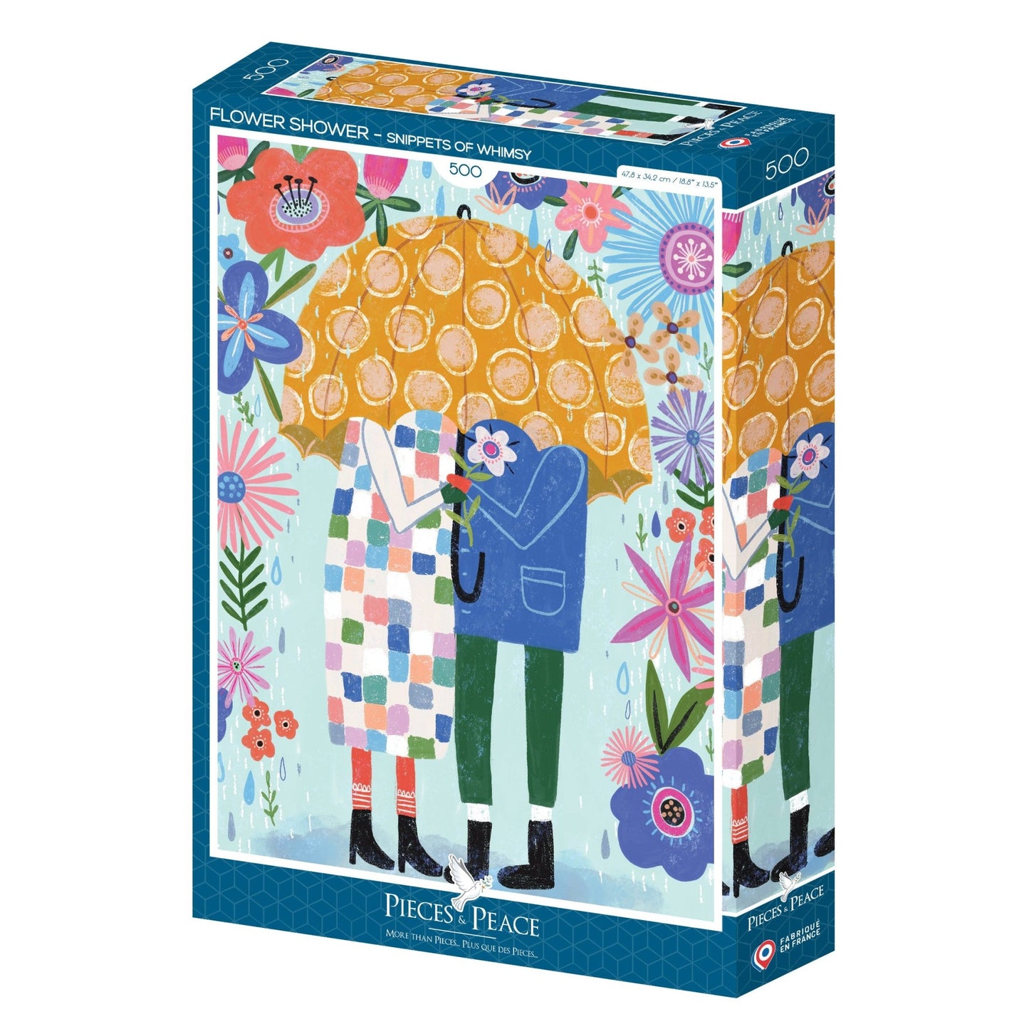 Puzzle 500 Pièces Pieces & Peace - Douche FloralePieces & Peace