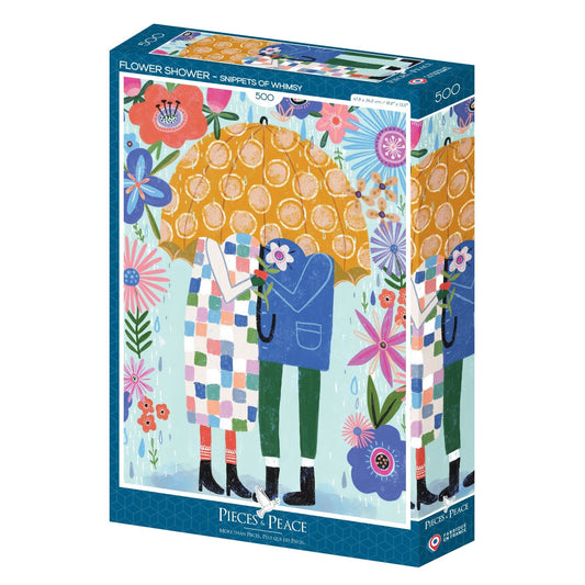 Puzzle 500 Pièces Pieces & Peace - Douche FloralePieces & Peace