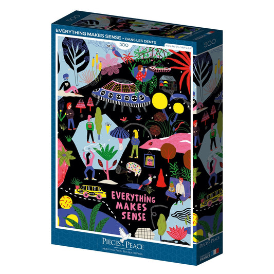 Puzzle 500 Pièces Pieces & Peace - Everything makes sensePieces & Peace
