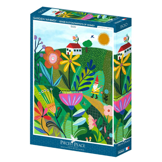 Puzzle 500 Pièces Pieces & Peace - Fantaisie dans le JardinPieces & Peace