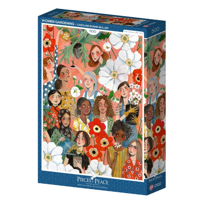 Puzzle 500 Pièces Pieces & Peace - Femmes au JardinPieces & Peace