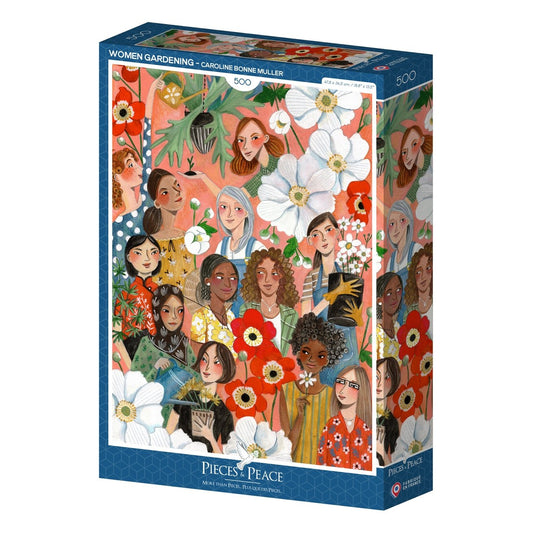 Puzzle 500 Pièces Pieces & Peace - Femmes au JardinPieces & Peace