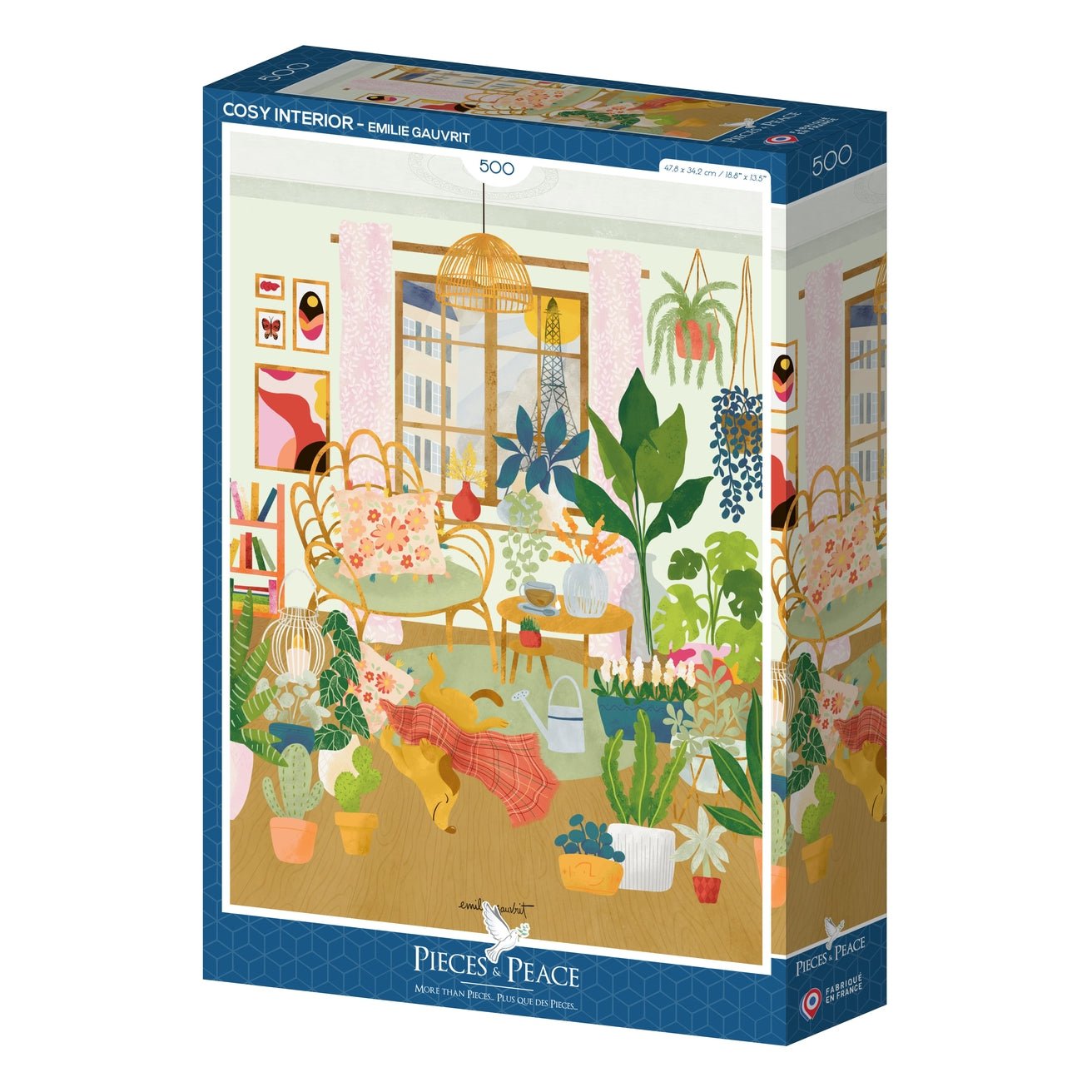 Puzzle 500 Pièces Pieces & Peace - Intérieur CosyPieces & Peace