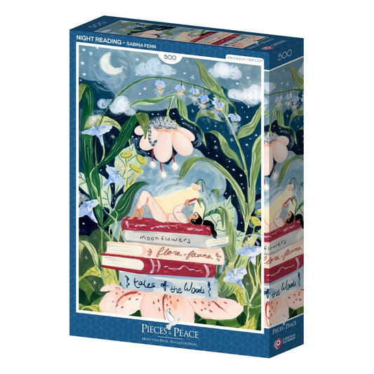 Puzzle 500 pièces Pieces & Peace - Lecture NocturnePieces & Peace