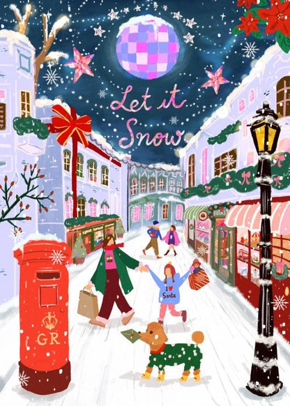 Puzzle 500 Pièces Pieces & Peace - Let it Snow - LondresPieces & Peace
