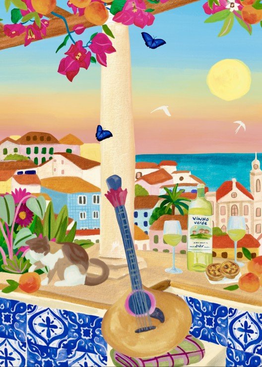 Puzzle 500 Pièces Pieces & Peace - Lisbonne, PortugalPieces & Peace