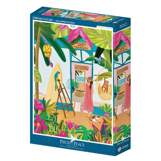 Puzzle 500 Pièces Pieces & Peace - Maison de RêvePieces & Peace