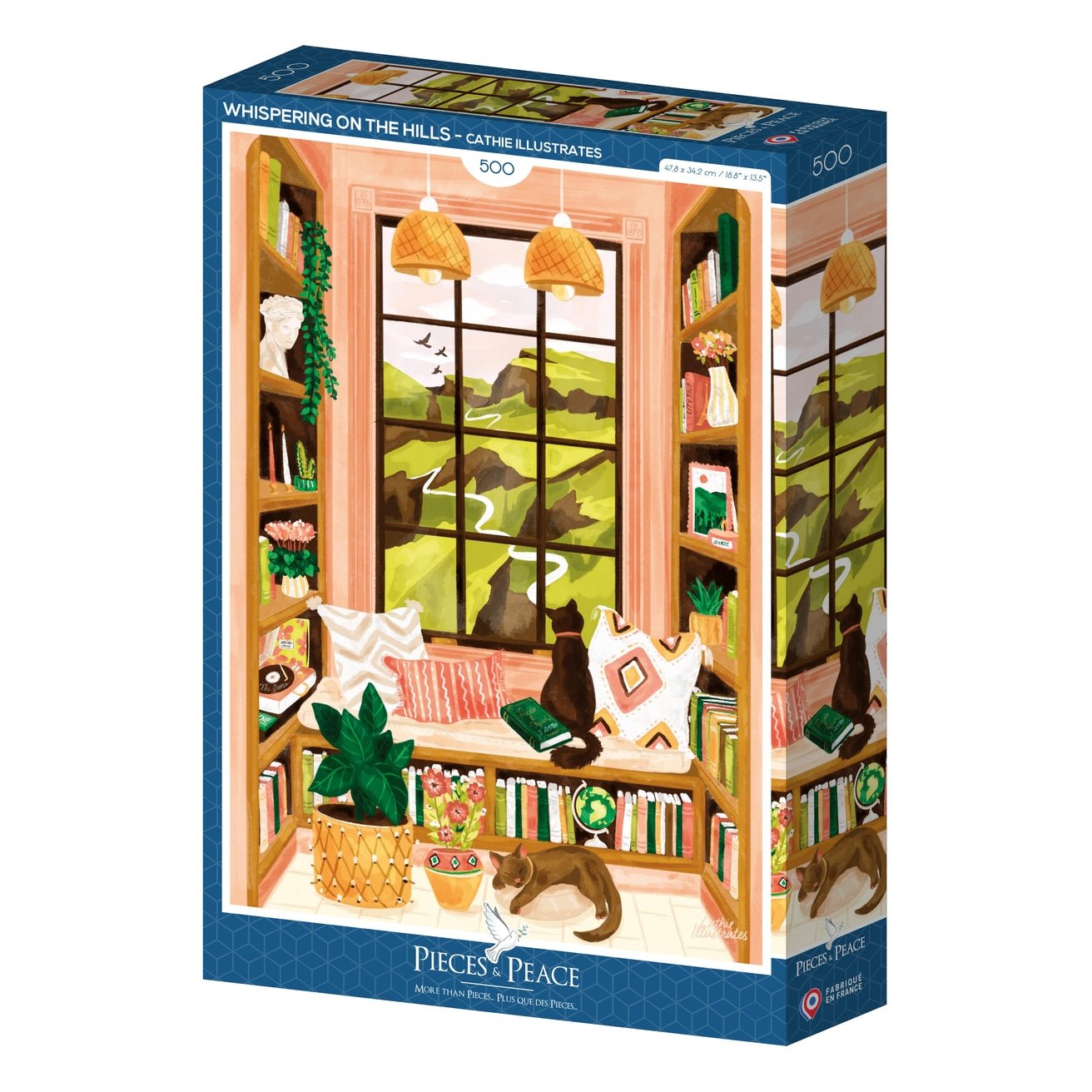 Puzzle 500 Pièces Pieces & Peace - Murmure sur les CollinesPieces & Peace