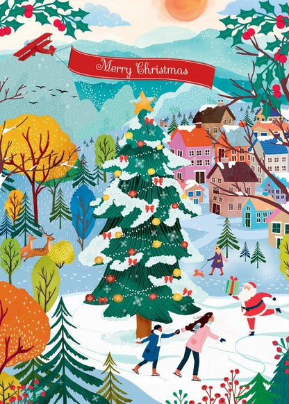 Puzzle 500 Pièces Pieces & Peace - Noël FéériquePieces & Peace