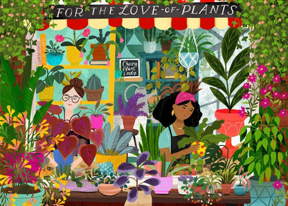 Puzzle 500 Pièces Pieces & Peace - Par Amour des PlantesPieces & Peace