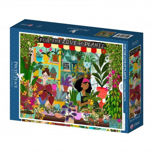 Puzzle 500 Pièces Pieces & Peace - Par Amour des PlantesPieces & Peace