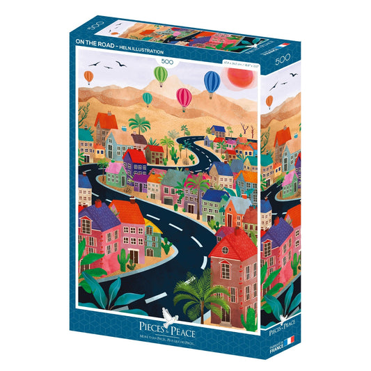 Puzzle 500 Pièces Pieces & Peace - Sur la RoutePieces & Peace