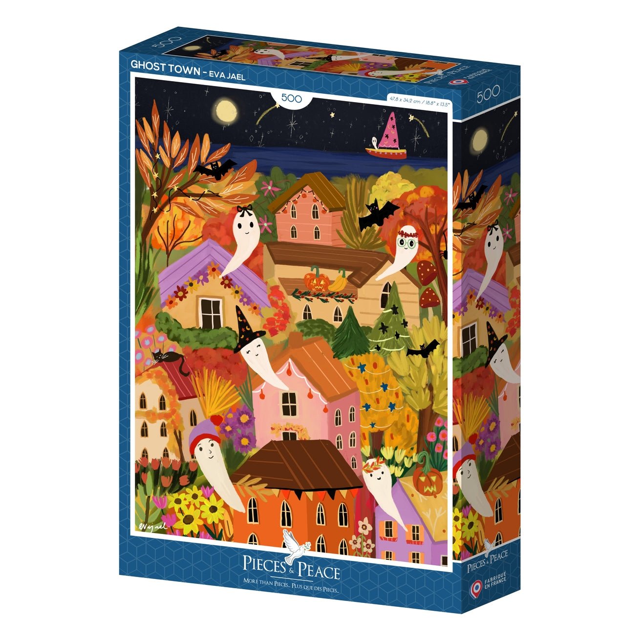 Puzzle 500 Pièces Pieces & Peace - Ville FantômePieces & Peace