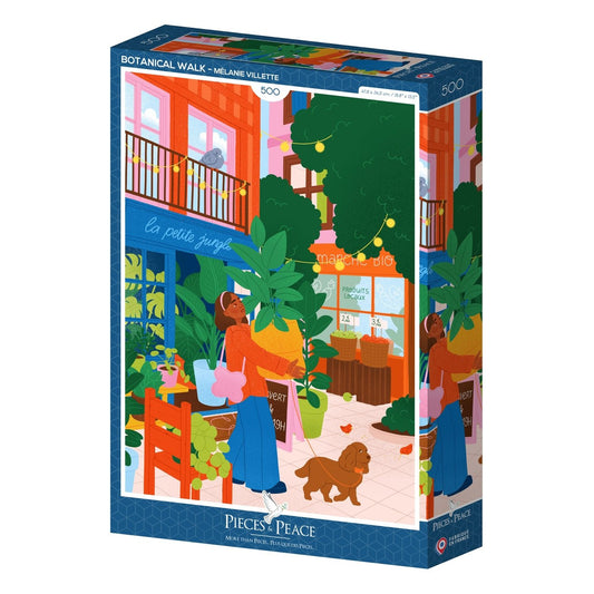 Puzzle 500 Pièces Pieces & Peace - Virée BotaniquePieces & Peace