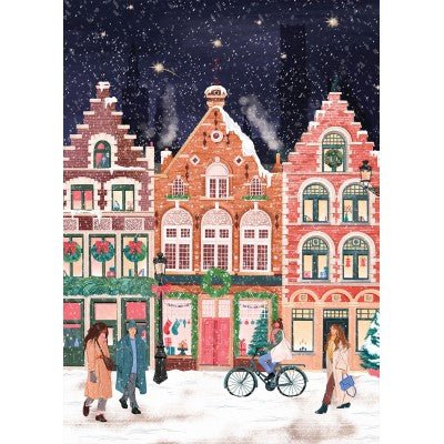Puzzle de 1000 pièces - Bruges à NoëlPieces & Peace