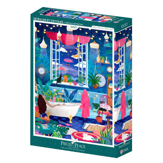 Puzzle de 1000 pièces - De Bulles et d'EtoilesPieces & Peace
